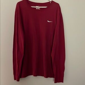 Nike Maroon Long Sleeve Tee